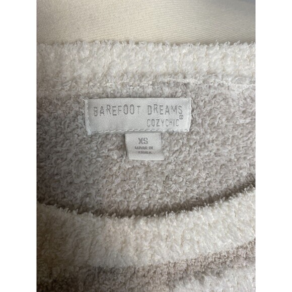Barefoot Dreams CozyChic Striped Knit Sweater - Size XS - Picture 3 of 7